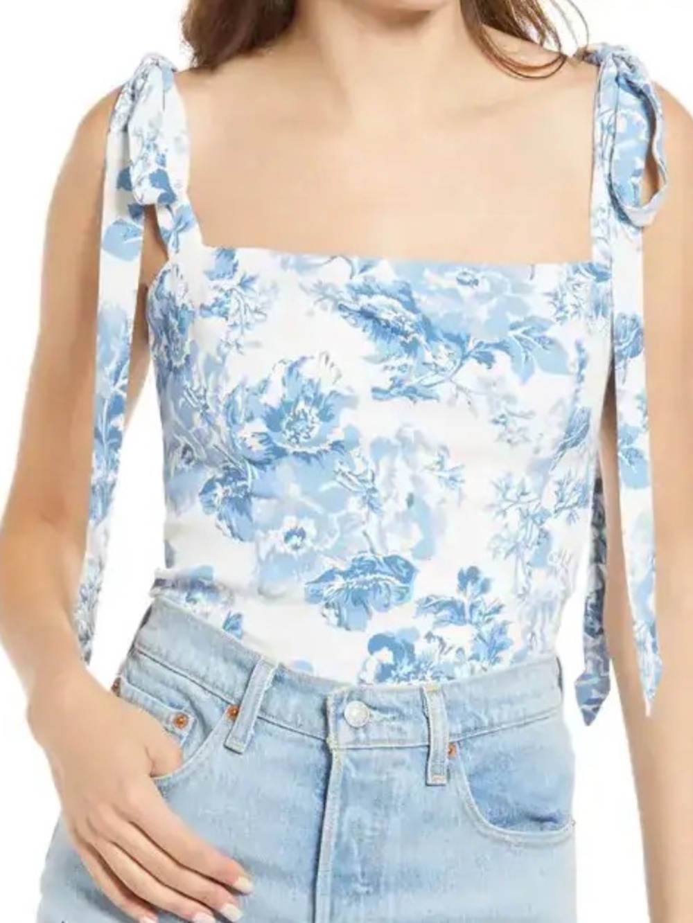 Reformation Ellora Top in Olympia